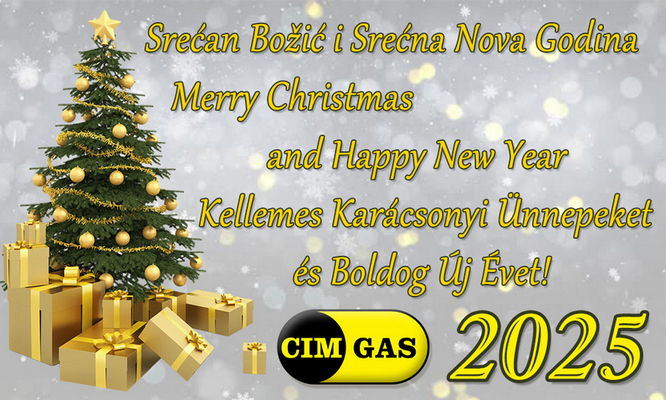 CIM GAS ČESTITKA 2025